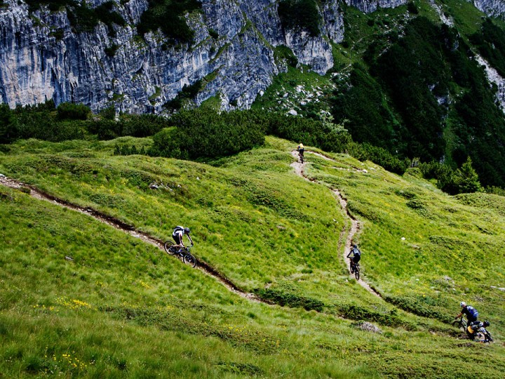 Singletrail i Alperne