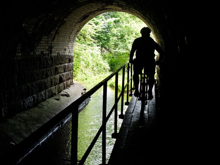 Ramsødalen mens der endnu var bro