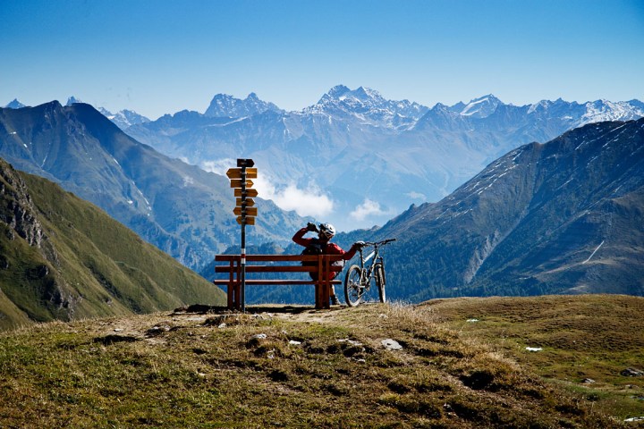 DSLR'en på arbejde i Alperne