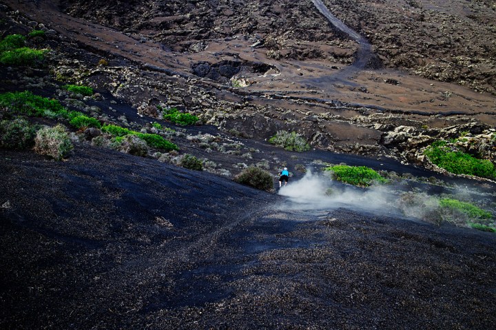 Chris på The Picon Downhill